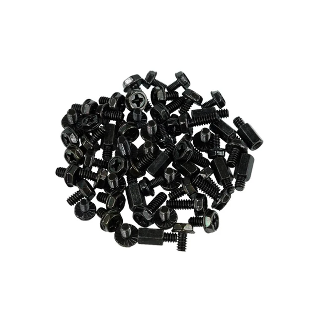 Alt view image 2 of 7 - Phobya Motherboard Screw Kit, Black