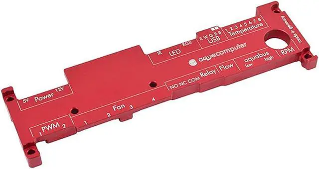Main image of Aquacomputer Passive Heat Sink for Aquaero 6, Red