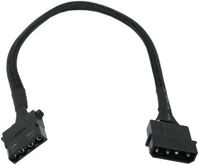 Main image of Phobya 4Pin Molex power extension 30cm - black