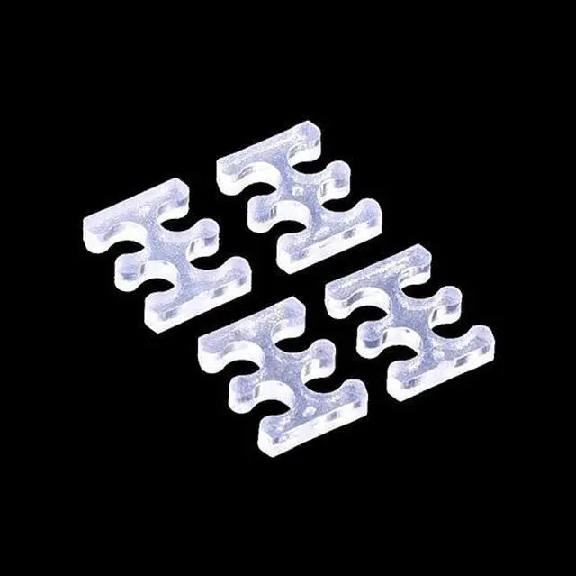 Alt view image 5 of 13 - Alphacool Eiskamm X4 - 3mm Clear - 4 pcs (24742)