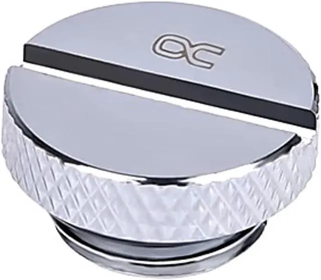 Alt view image 4 of 8 - Alphacool G1/4" HF Stop / Plug Fitting - Chrome (17197)