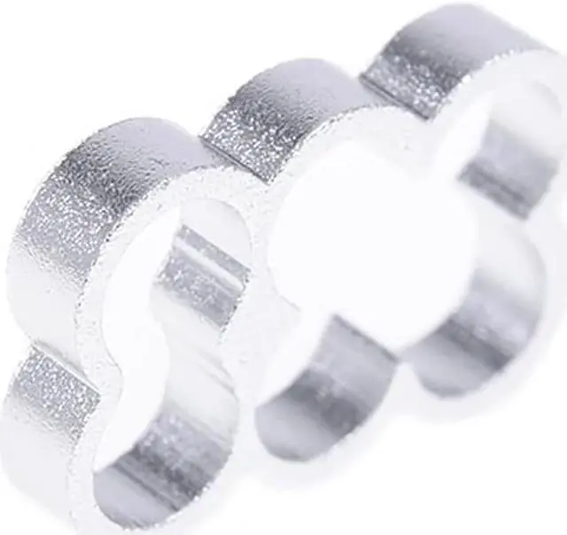 Alt view image 4 of 9 - Alphacool Eiskamm Aluminum X6 - 4mm Silver - 4 pcs (24770)