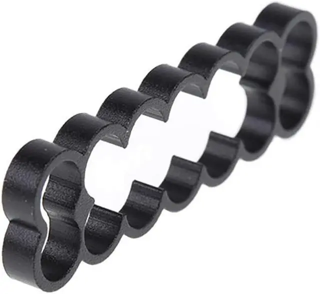 Alt view image 3 of 8 - Alphacool Eiskamm Aluminum X14 - 4mm Black - 4 pcs (24764)