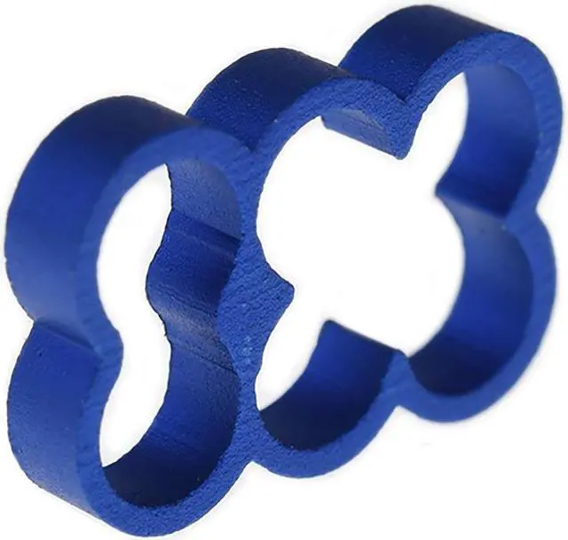 Alt view image 3 of 8 - Alphacool Eiskamm Aluminum X6 - 4mm Blue - 4 pcs (24788)