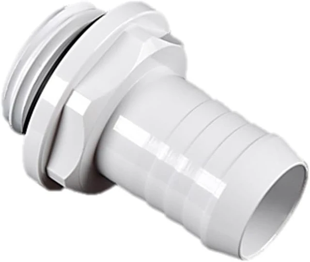 Alt view image 2 of 5 - Bitspower G1/4" to 3/8" Barb Fitting for Soft Tubing, Deluxe White