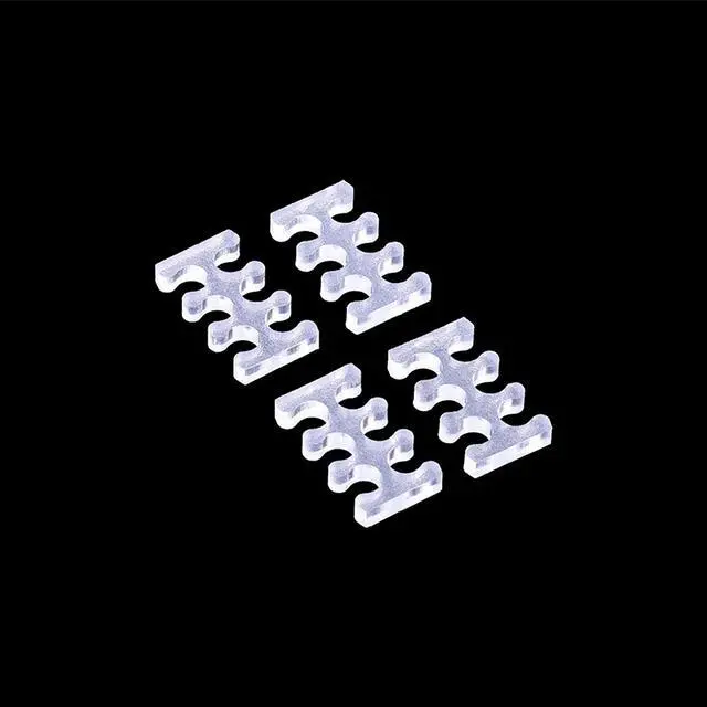 Alt view image 6 of 14 - Alphacool Eiskamm X6 - 3mm Clear - 4 pcs (24743)