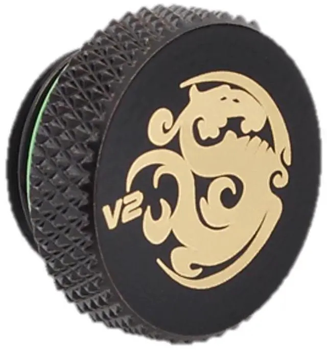 Alt view image 7 of 10 - Bitspower G1/4" Stop Fitting V2, Matte Black
