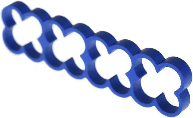 Alt view image 5 of 10 - Alphacool Eiskamm Aluminum X16 - 4mm Blue - 4 pcs (24792)