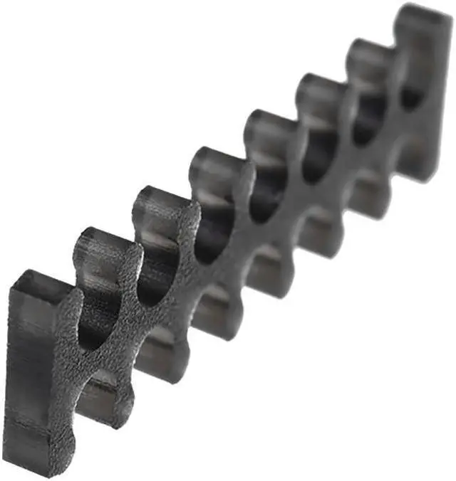 Alt view image 3 of 8 - Alphacool Eiskamm X14 - 3mm Black - 4 pcs (24755)