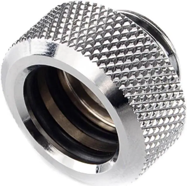 Main image of Bitspower G1/4" to Multi-Link Fitting for 14mm OD Rigid Tubing, Silver Shining