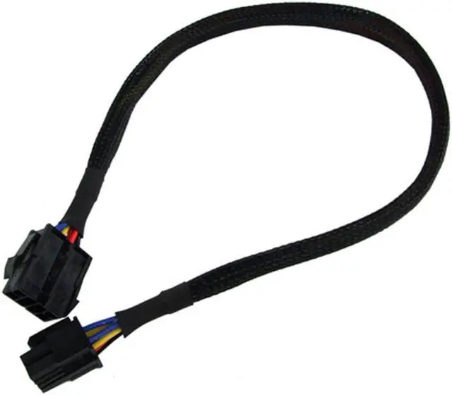 Alt view image 2 of 10 - Phobya extension 8-Pin or EPS12V 45cm - black