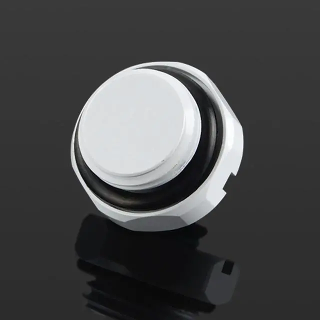 Alt view image 2 of 6 - Bitspower Diamond Stop Fitting, Deluxe White