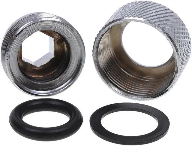 Alt view image 5 of 8 - Alphacool G1/4 13mm Knurled HardTube Compression Fitting - Chrome (62776)