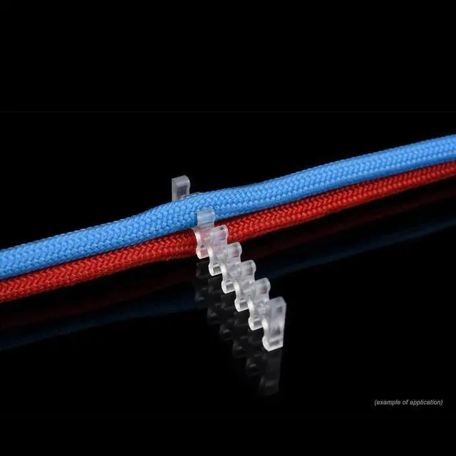 Alt view image 5 of 9 - Alphacool Eiskamm X14 - 3mm Clear - 4 pcs (24746)