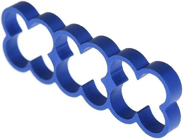 Alt view image 3 of 9 - Alphacool Eiskamm Aluminum X12 - 4mm Blue - 4 pcs (24790)