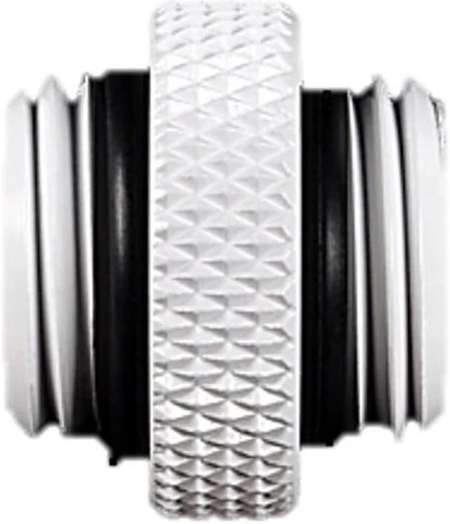 Main image of Bitspower G1/4" 5mm Male to Male Fitting, Deluxe White