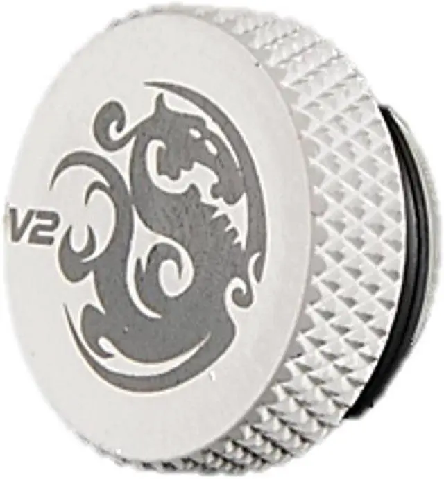 Main image of Bitspower G1/4" Stop Fitting V2, Deluxe White