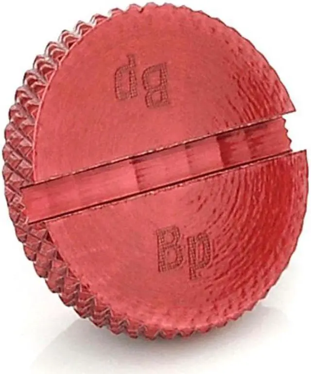 Alt view image 3 of 6 - Bitspower G1/4" Low-Profile Stop Fitting, Deep Blood Red