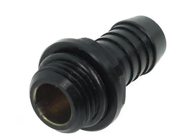Alt view image 2 of 3 - Alphacool 10mm (3/8") barbed fitting G1/4 with O-Ring "FatBoy" - Deep Black