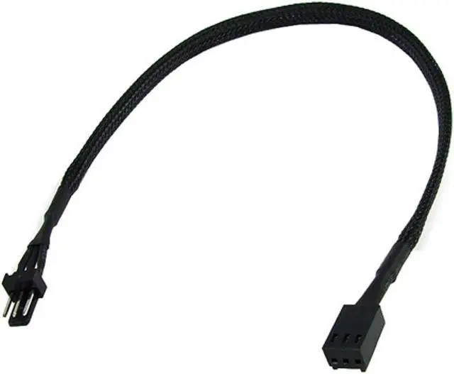 Main image of Phobya 3-Pin Fan Extension Cable - 30cm | Black (81028)