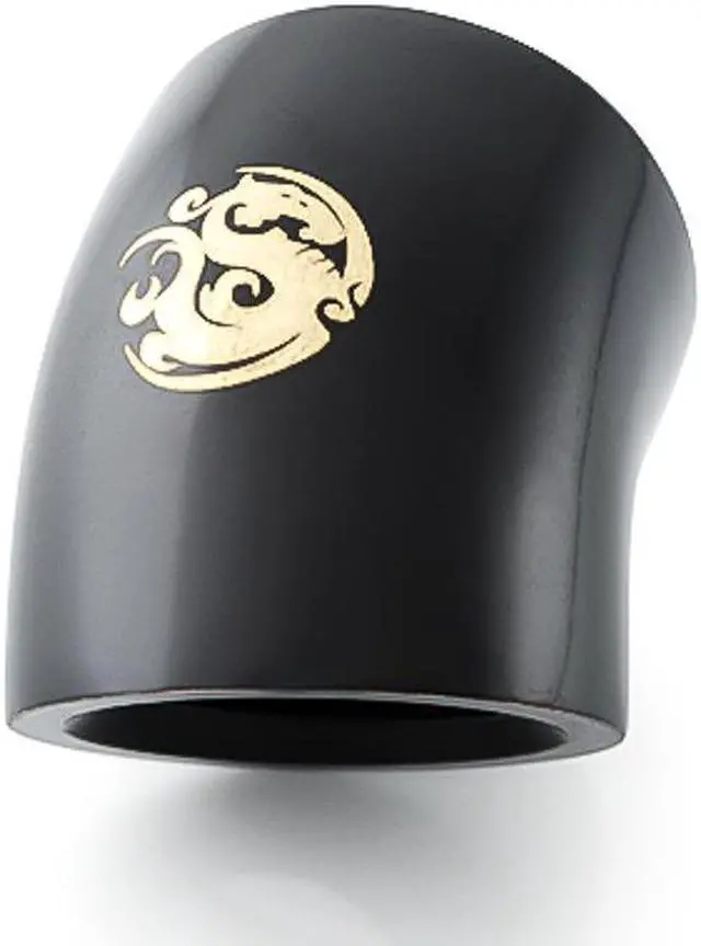 Main image of Bitspower G1/4" Female to Female Extender Fitting, 45 Degree Angle, Matte Black