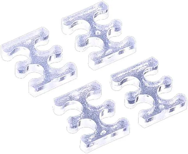 Alt view image 3 of 13 - Alphacool Eiskamm X4 - 3mm Clear - 4 pcs (24742)