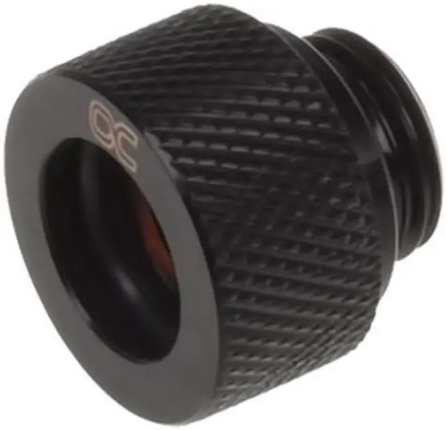 Main image of Alphacool Eiszapfen G1/4" HardTube Compression Fitting for Carbon Tubes, 12mm OD, Black