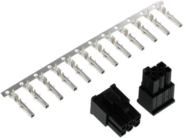Alt view image 4 of 4 - Phobya 6-pin VGA Connector (Ver. 1) (incl. pins) - 2ct | Male (82379)