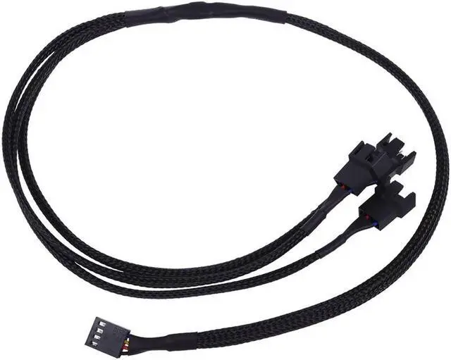 Main image of Phobya Y-cable 4Pin PWM to 3x 4Pin PWM 60cm - black