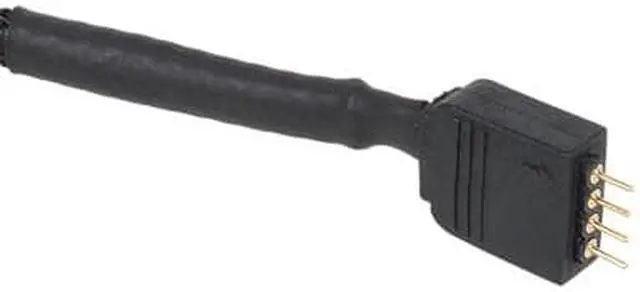 Alt view image 5 of 10 - Phobya RGB 4-Pin Extension Cable, 150cm, Sleeved, Black