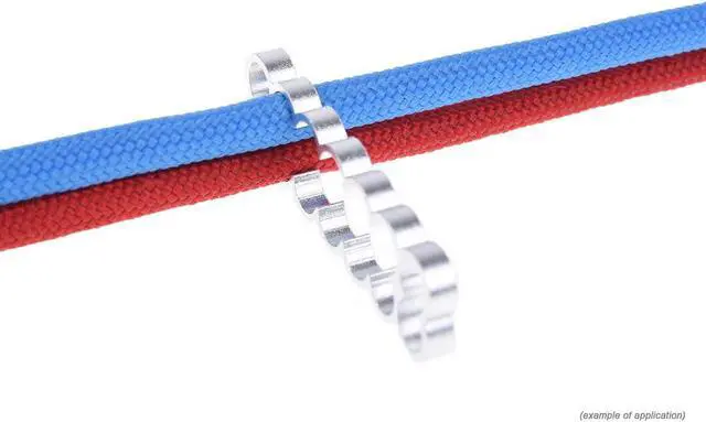 Alt view image 5 of 8 - Alphacool Eiskamm Aluminum X14 - 4mm Silver- 4 pcs (24773)