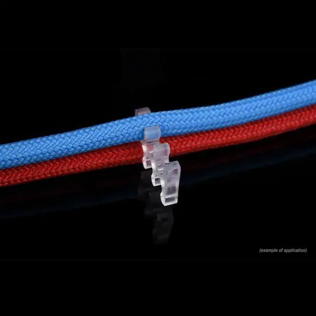 Alt view image 9 of 14 - Alphacool Eiskamm X6 - 3mm Clear - 4 pcs (24743)