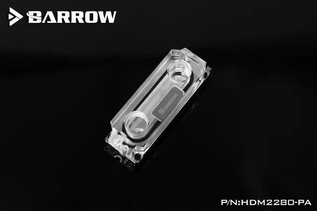 Alt view image 3 of 3 - Barrow 2280/22110 M.2 SSD Water Block (HDM2280-PA)