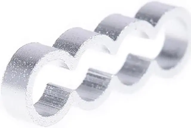 Alt view image 7 of 9 - Alphacool Eiskamm Aluminum X4 Flat - 4mm Silver - 4 pcs (24776)