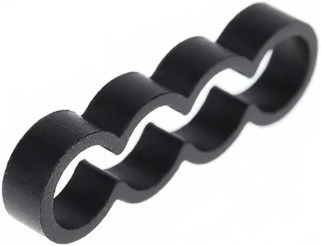 Alt view image 6 of 8 - Alphacool Eiskamm Aluminum X4 Flat - 4mm Black - 4 pcs (24767)