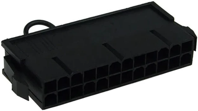 Alt view image 5 of 10 - Phobya PSU Manual Start Bridge (24 Pin) | Black (52182)