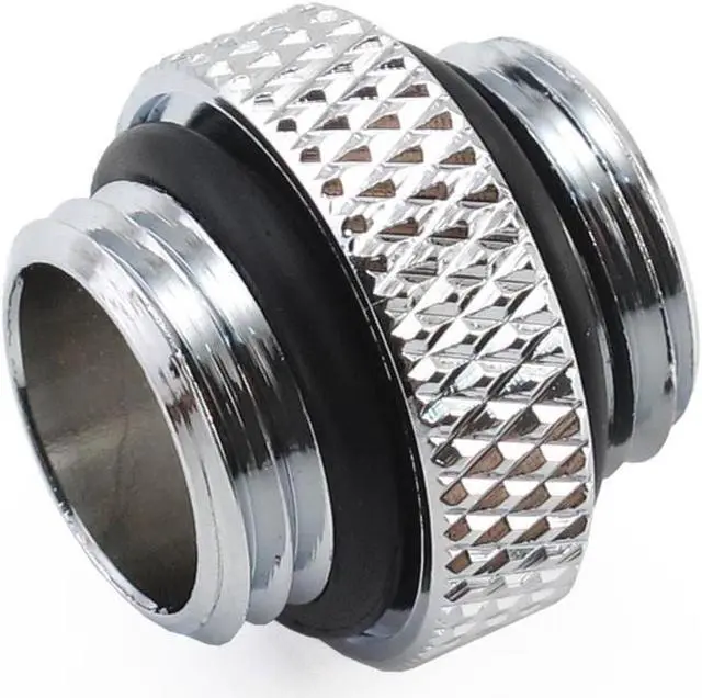 Alt view image 2 of 7 - XSPC G1/4" 5mm Male to Male Fitting, Chrome