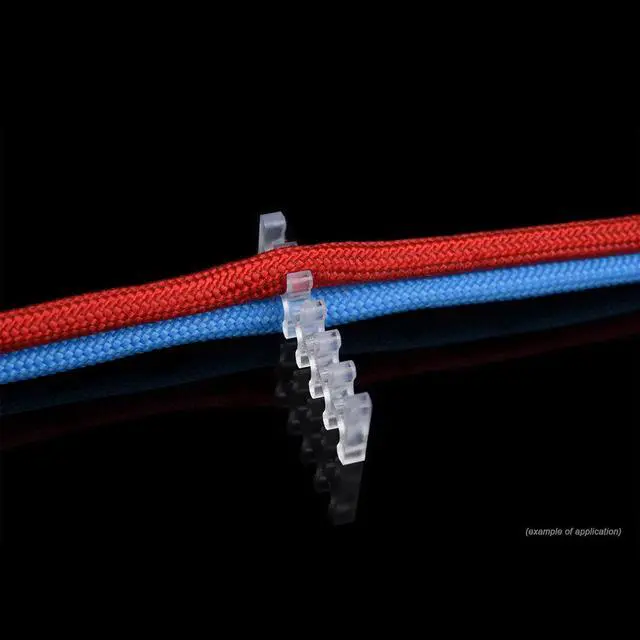 Alt view image 8 of 10 - Alphacool Eiskamm X12 - 3mm Clear- 4 pcs (24745)