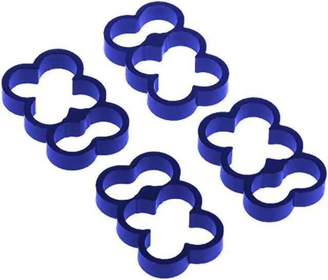 Alt view image 4 of 8 - Alphacool Eiskamm Aluminum X6 - 4mm Blue - 4 pcs (24788)