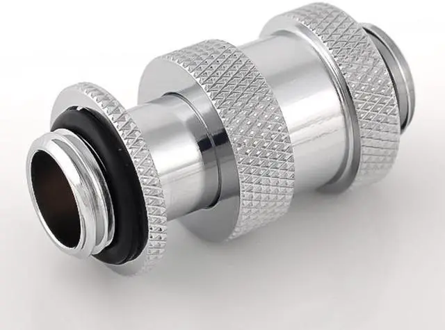 Alt view image 5 of 6 - Bitspower G1/4" Adjustable Aqua Link Pipe (22-31mm), Silver Shining