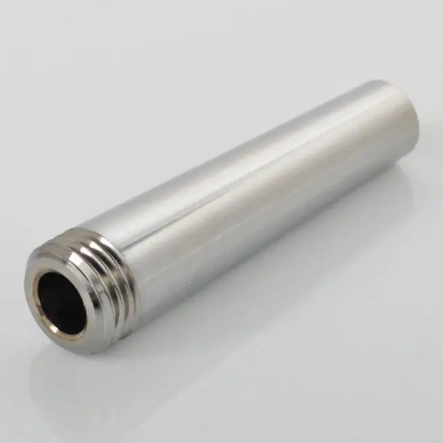 Alt view image 7 of 7 - Bitspower Aqua Pipe I Fitting, Silver Shining