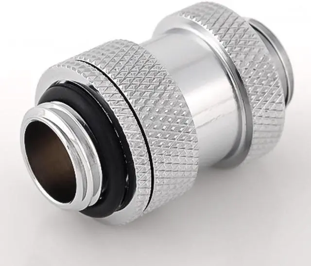 Alt view image 4 of 6 - Bitspower G1/4" Adjustable Aqua Link Pipe (22-31mm), Silver Shining