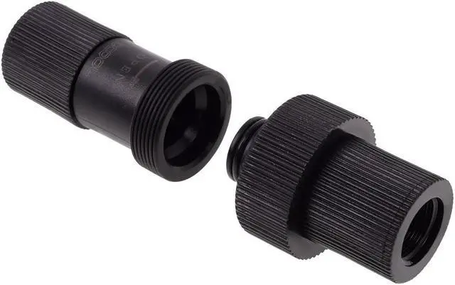 Alt view image 4 of 8 - Alphacool G1/4" HF Quick Release Connector Kit, Black