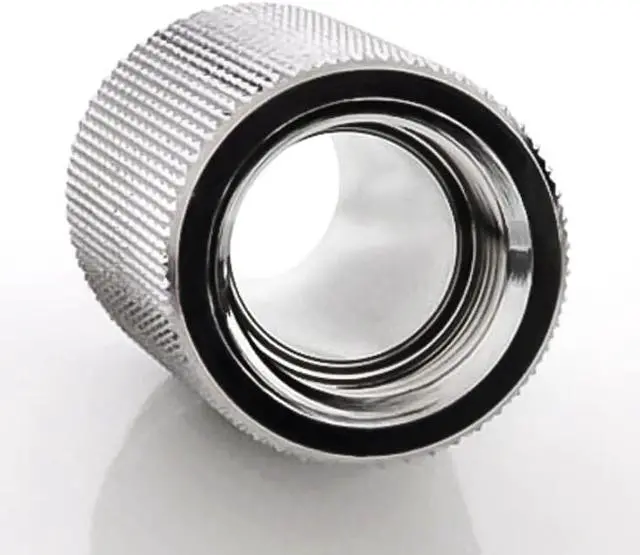 Alt view image 3 of 4 - Bitspower G1/4" Male to Female Extender Fitting, 30mm, Silver Shining