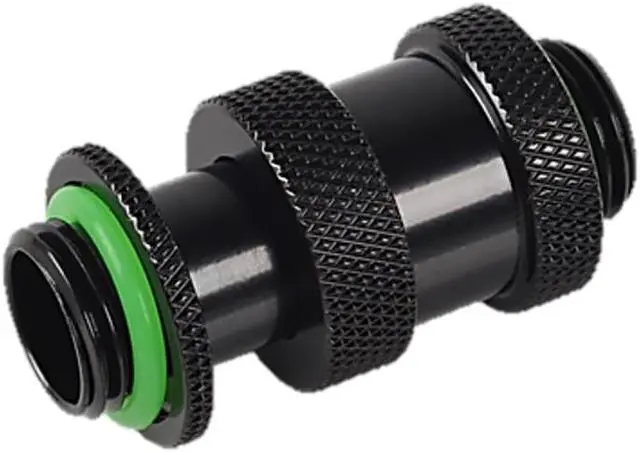 Alt view image 5 of 7 - Bitspower G1/4" Adjustable Aqua Link Pipe (22-31mm), Matte Black