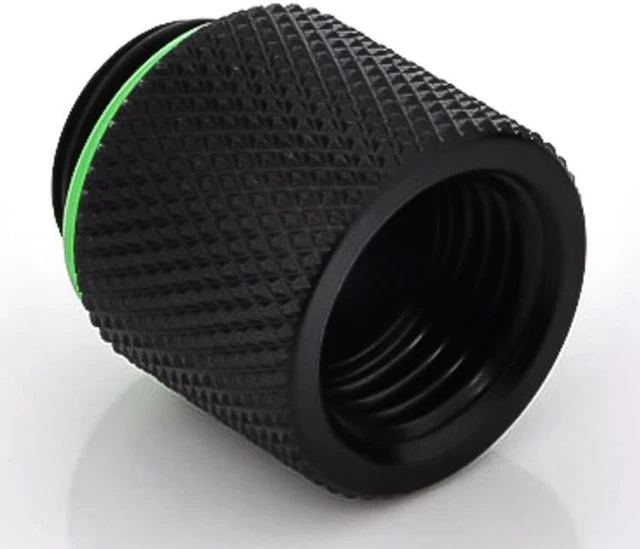 Alt view image 7 of 9 - Bitspower G1/4" Male to Female Extender Fitting, 15mm, Matte Black