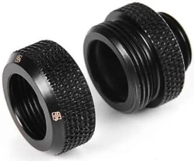 Alt view image 4 of 4 - Barrow G1/4" to 14mm Hard Tubing Compression Fitting, Black, 4-pack