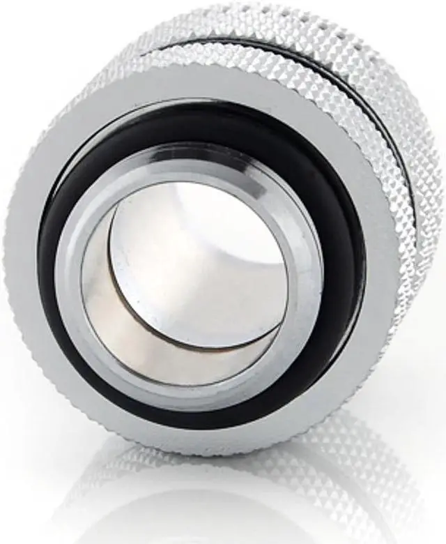 Alt view image 7 of 7 - Bitspower G1/4" Adjustable Aqua Link Pipe (16-22mm), Silver Shining