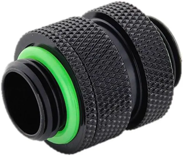 Alt view image 5 of 6 - Bitspower G1/4" Adjustable Aqua Link Pipe (16-22mm), Matte Black