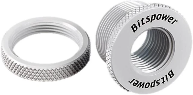 Alt view image 3 of 4 - Bitspower G1/4" CaseTop Water-Fill Set, Deluxe White